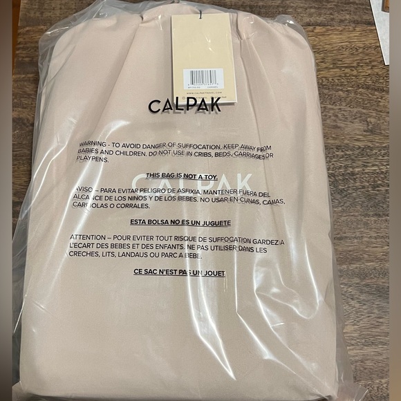 Calpak Kaya Laptop Backpack in Caramel - Picture 9 of 14
